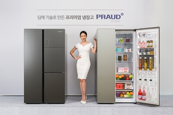 대유위니아 2019년형 프리미엄 냉장고 ‘프라우드’ 신제품. [사진=대유위니아 제공]