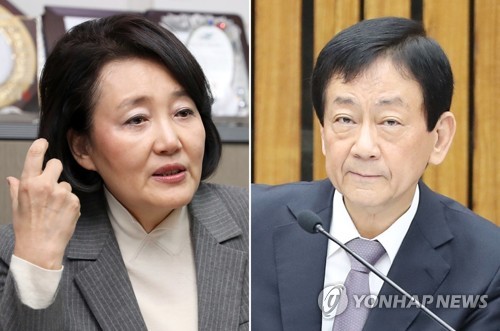 박영선·진영더불어민주당 박영선 의원(왼쪽)과 진영 의원 [연합뉴스DB]