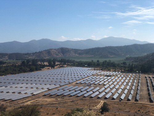 상업운전에 돌입한 산타로사(Santa Rosa) 태양광 발전소 [사진=대림산업]