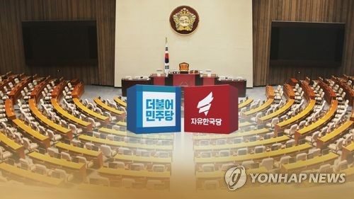 더불어민주당과 자유한국당 협상 결렬CG [사진=연합뉴스TV]