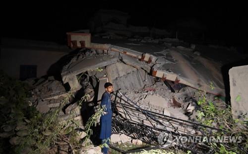 파키스탄 미르푸르 지진 [사진=AFP=연합뉴스]