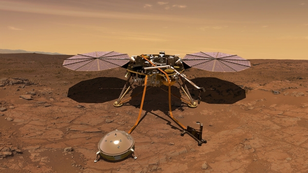 미 항공우주국(NASA)에서 개발한 화성 탐사선 '인사이트(Insight)'. [사진=NASA]
