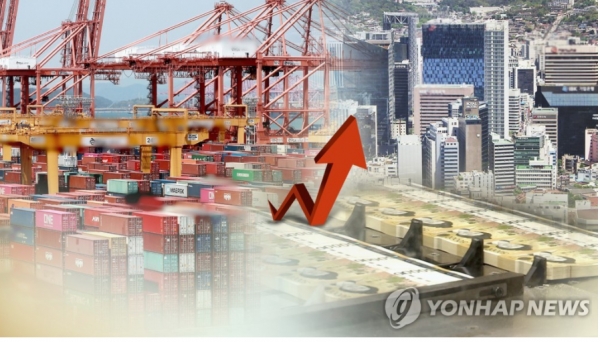 9월 수출 16.7% 증가한 558억달러…무역 역사상 1위 [출처=연합]