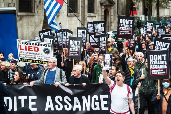 Free Assange Campaign /AP