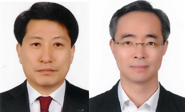 (왼쪽부터)박봉권, 이석기 교보증권 각자 대표. [사진= 교보증권]