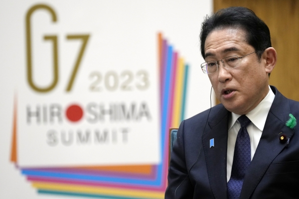 기시다 후미오 일본 총리가 지난 달 20일 도쿄 총리 관저에서 외신 기자회견을 하고 있다. [출처=AFP/ 연합]