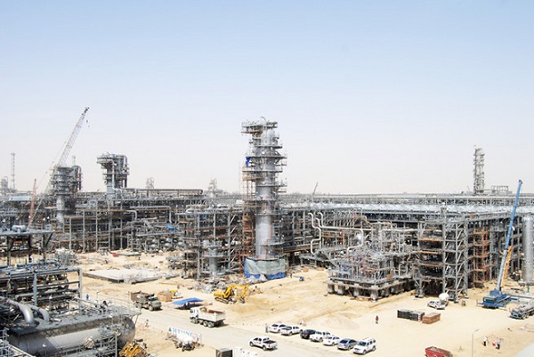 사우디아라비아 카란 가스처리시설 공사현장 전경. [사진=현대건설]