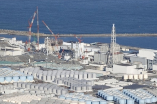 후쿠시마 제1 원전 오염수 보관 탱크(후쿠시마 교도=연합뉴스)