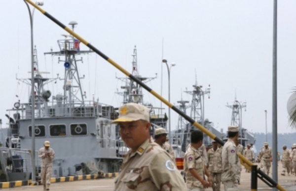 중국 인민해방군의 비밀 군사기지가 건설 중인 것으로 알려진 캄보디아 레암 해군기지 [EPA 연합뉴스]