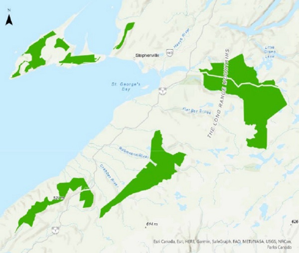 뉴지오호닉 프로젝트가 사용승인을 획득한 부지 4곳이 표시된 지도(사진 출처=월드에너지GH₂) ]