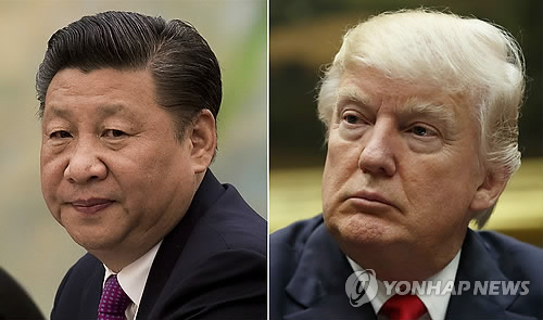 시진핑 중국 국가주석(왼쪽)과 도널드 트럼프 미국 대통령. [연합뉴스]