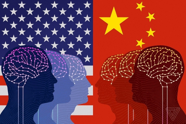 인공지능 분야에서 미국을 압도하기 시작한 중국. [출처= 가디언]