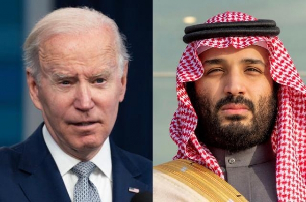 조 바이든(왼쪽) 미국 대통령과 무함마드 빈 살만 사우디아라비아 왕세자 [사진=연합뉴스]