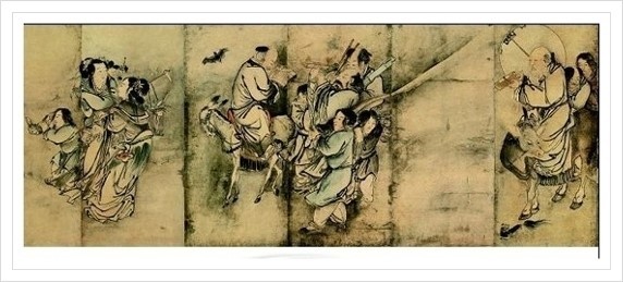 Group of Taoist Immortals, Kim Hongdo