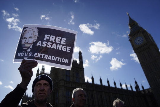 A protest in Parliament Square is being organised to call for the release of WikiLeaks founder Julian Assange (Evening Standard)