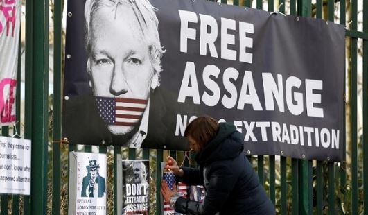Free Julian Assange Campaign. /AP=Yonhap